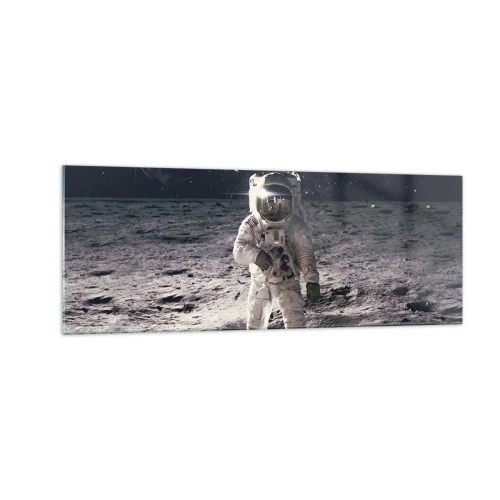 Quadro em vidro - Saudações da Lua - 140x50 cm