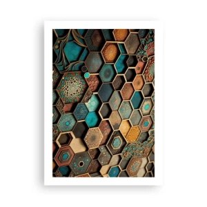 Pôster - Ornamentos árabes – variação - 50x70 cm