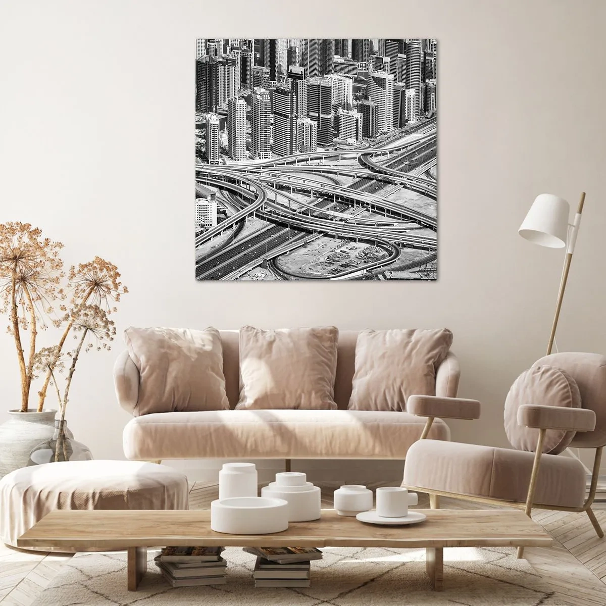 Quadro em tela - Dubai – uma cidade impossível - 40x40 cm
