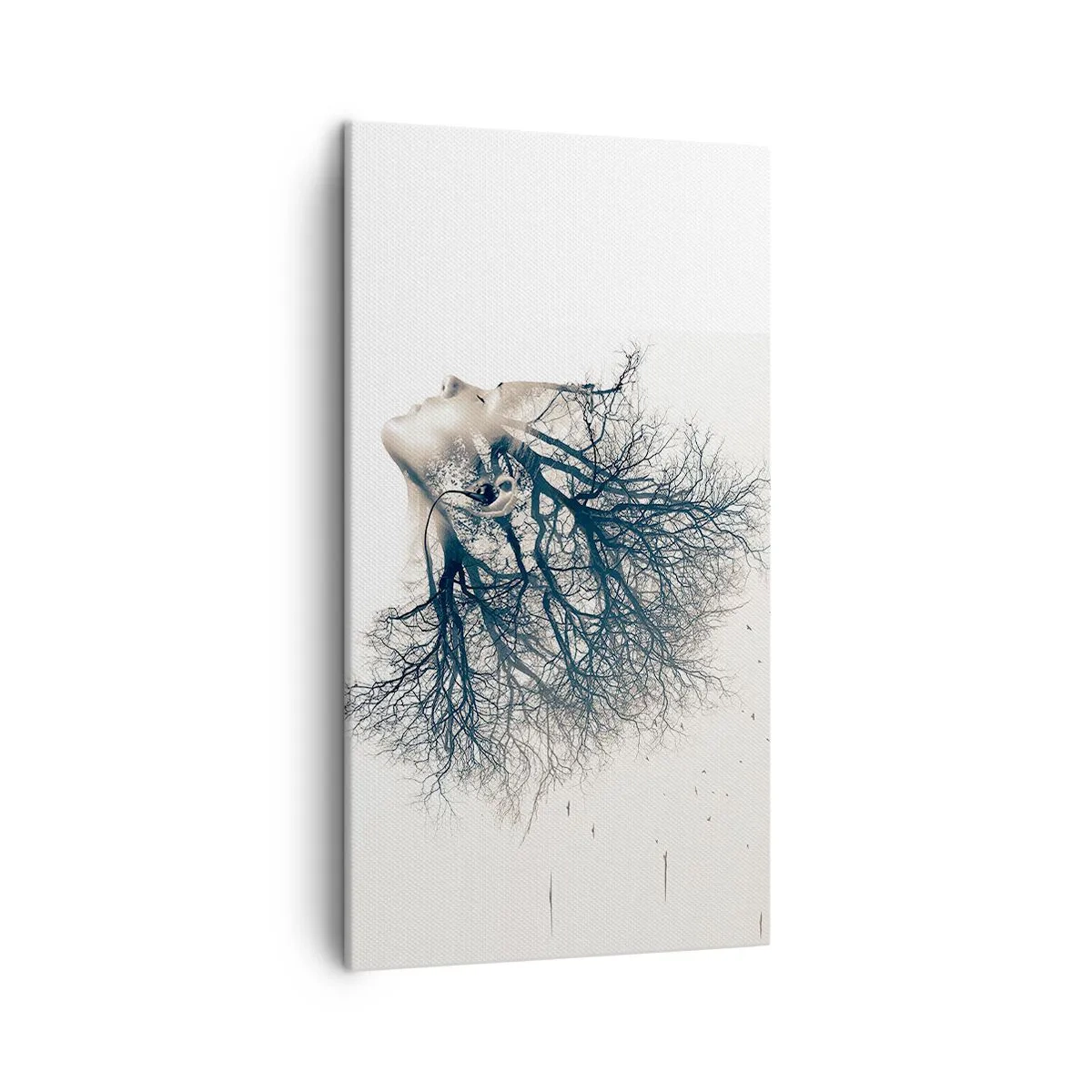 Quadro em tela - Ouvir o sussurro da árvore - 45x80 cm