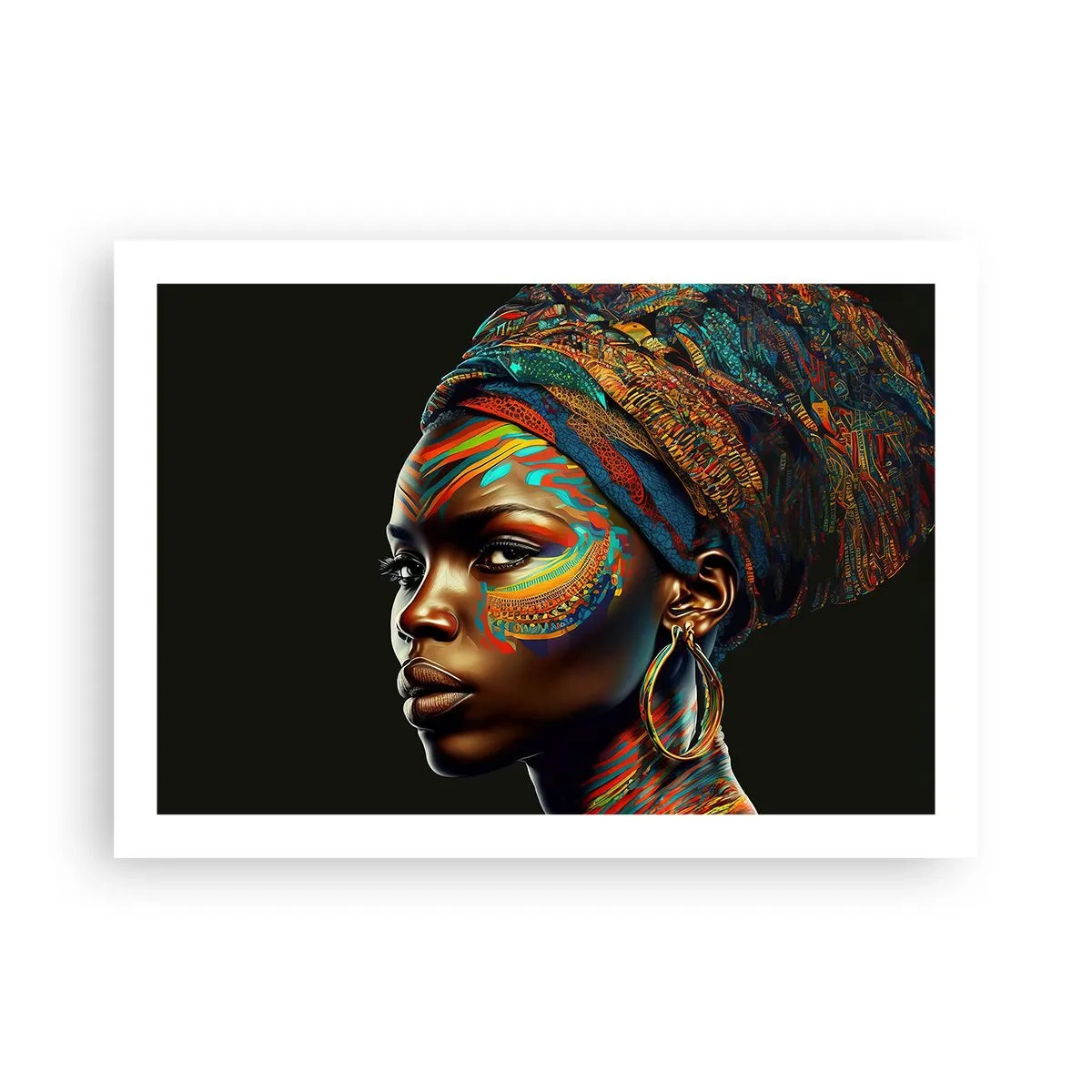 Pôster - Rainha africana - 70x50 cm