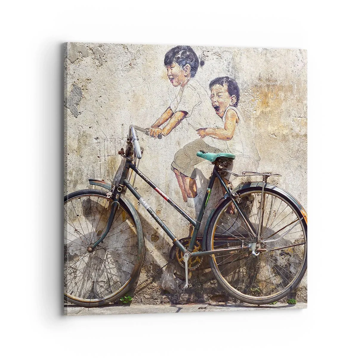 Quadro em tela - Verdadeiro ou falso? - 70x70 cm