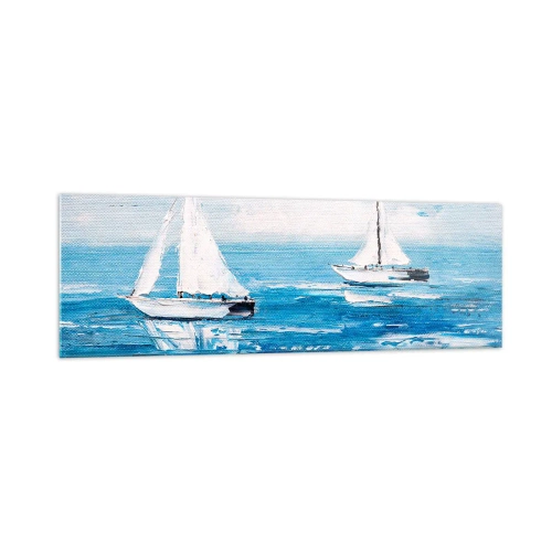 Quadro em vidro - Com um amigo ao meu lado - 160x50 cm
