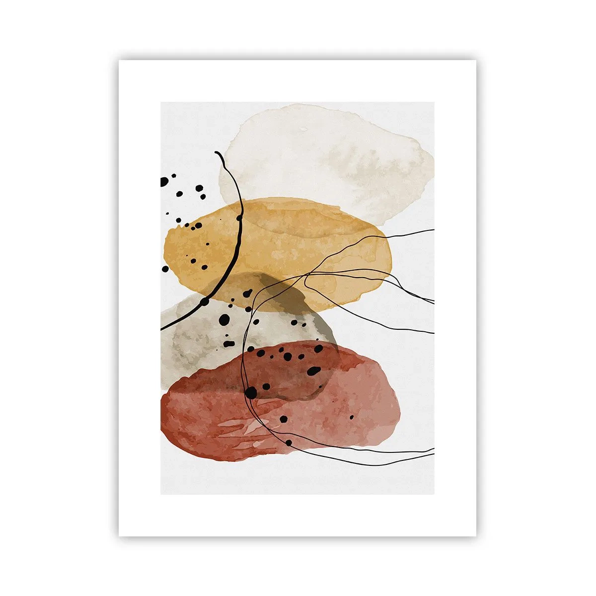 Pôster - Como o ar leve e transparente - 30x40 cm