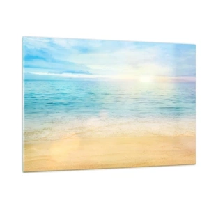 Quadro em vidro - Grande azul - 120x80 cm
