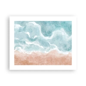 Pôster - Abstração de nuvem - 50x40 cm
