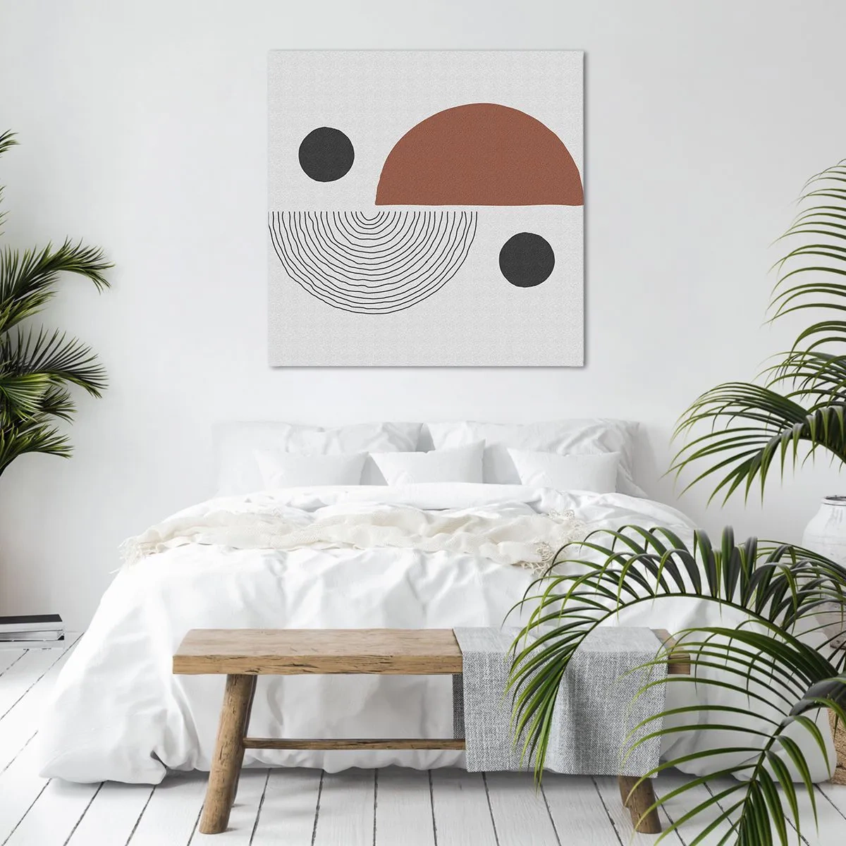 Quadro em tela - Perfeição das rodas - 60x60 cm