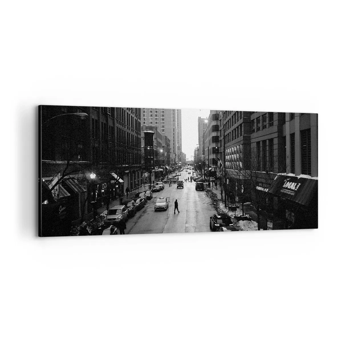 Quadro em tela - Outro dia como todos os dias - 100x40 cm