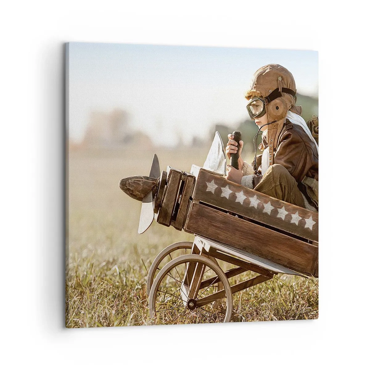 Quadro em tela - O início rumo a um sonho - 50x50 cm