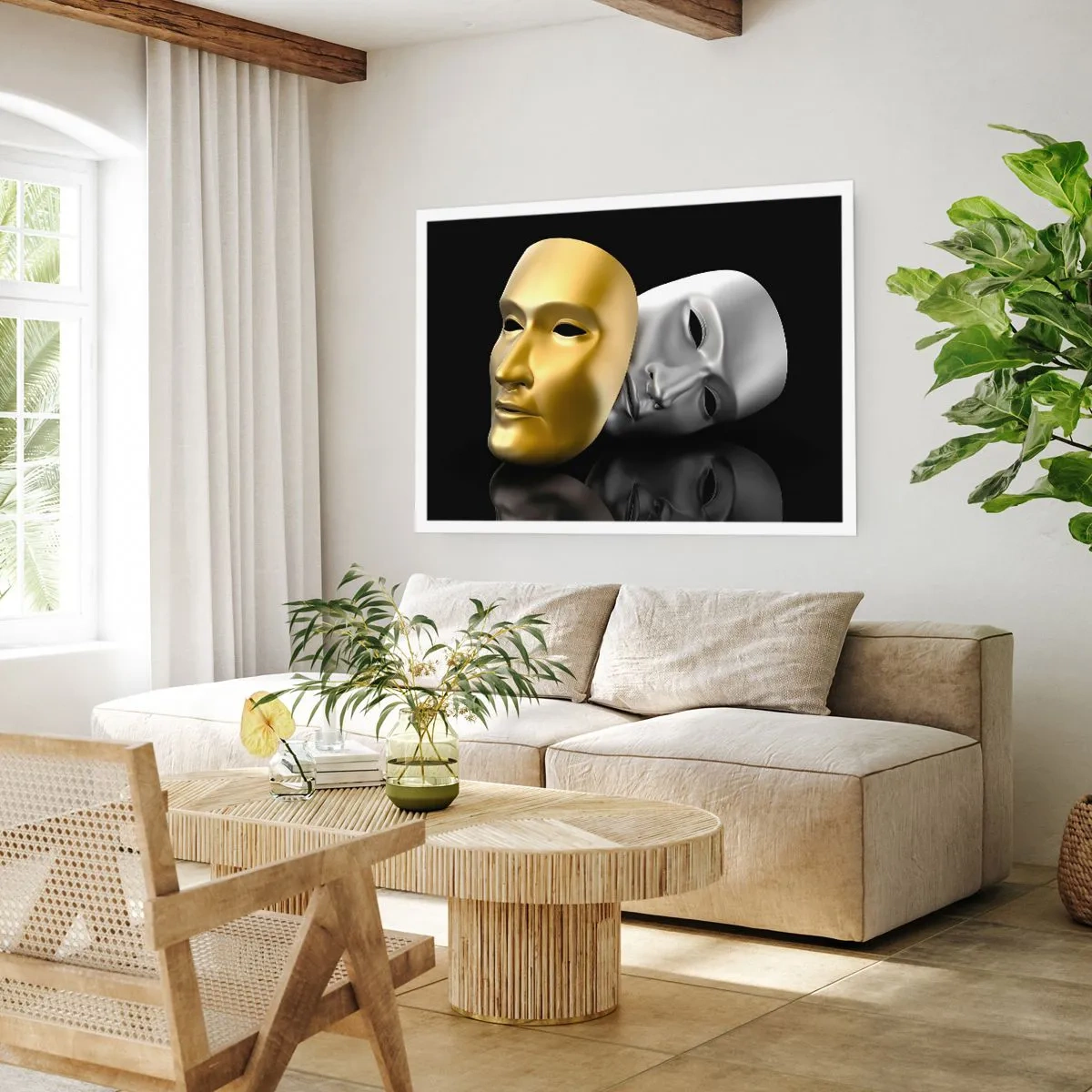 Pôster - A vida é um teatro - 91x61 cm