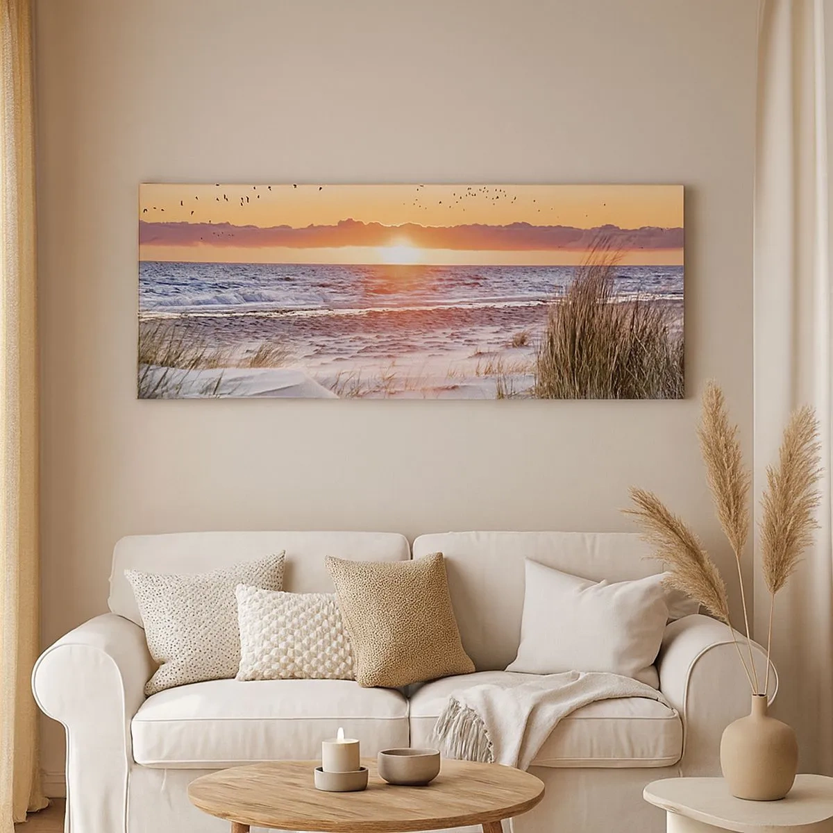 Quadro em tela - Paisagem horizontal - 100x40 cm