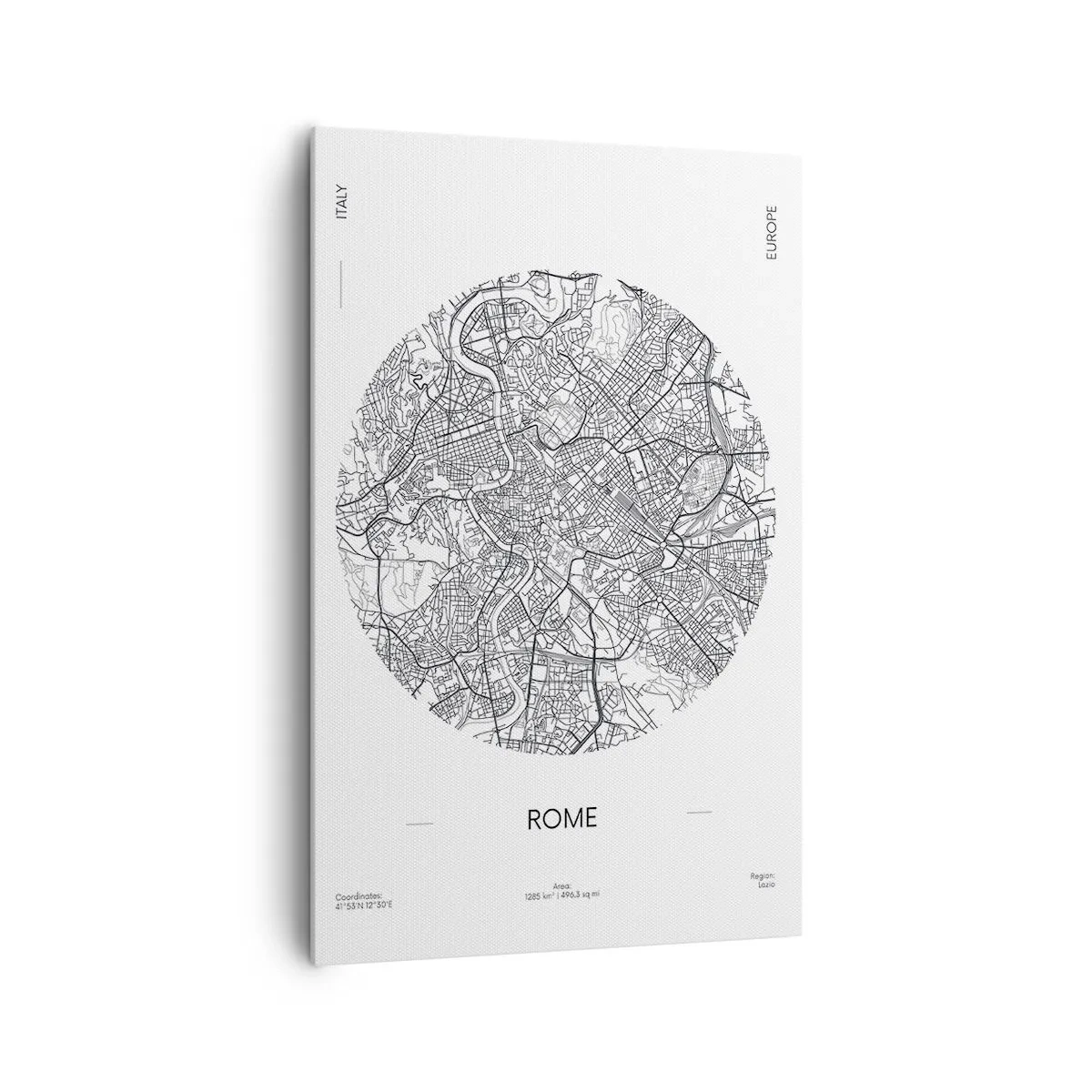 Quadro em tela - Anatomia de Roma - 80x120 cm