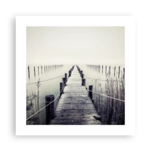 Pôster - Mergulhe em paz - 40x40 cm