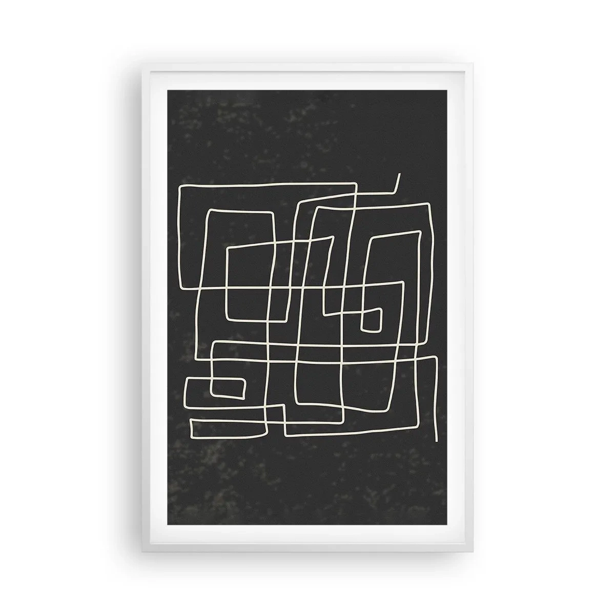 Pôster em moldura branca - Não é tão simples - 61x91 cm