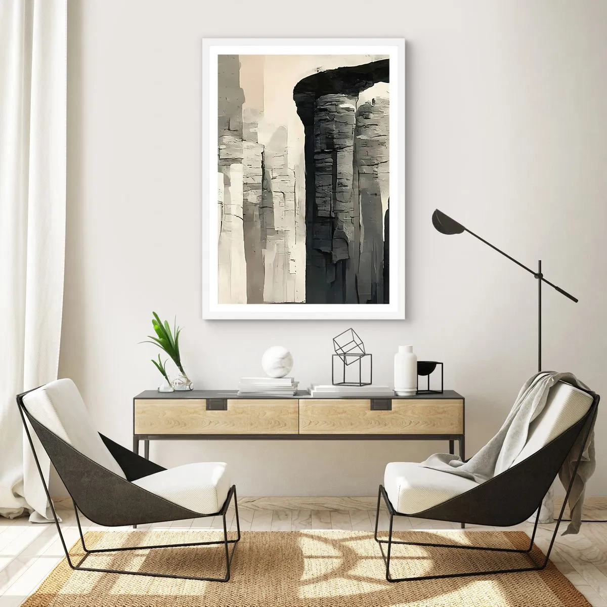 Pôster em moldura branca - A majestade da antiguidade - 30x40 cm