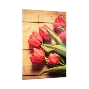 Quadro em vidro - Declaração de primavera - 50x70 cm