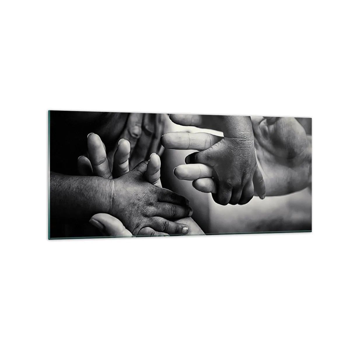 Quadro em vidro - Ser humano - 120x50 cm