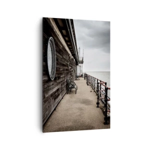 Quadro em tela - O tempo parou - 80x120 cm