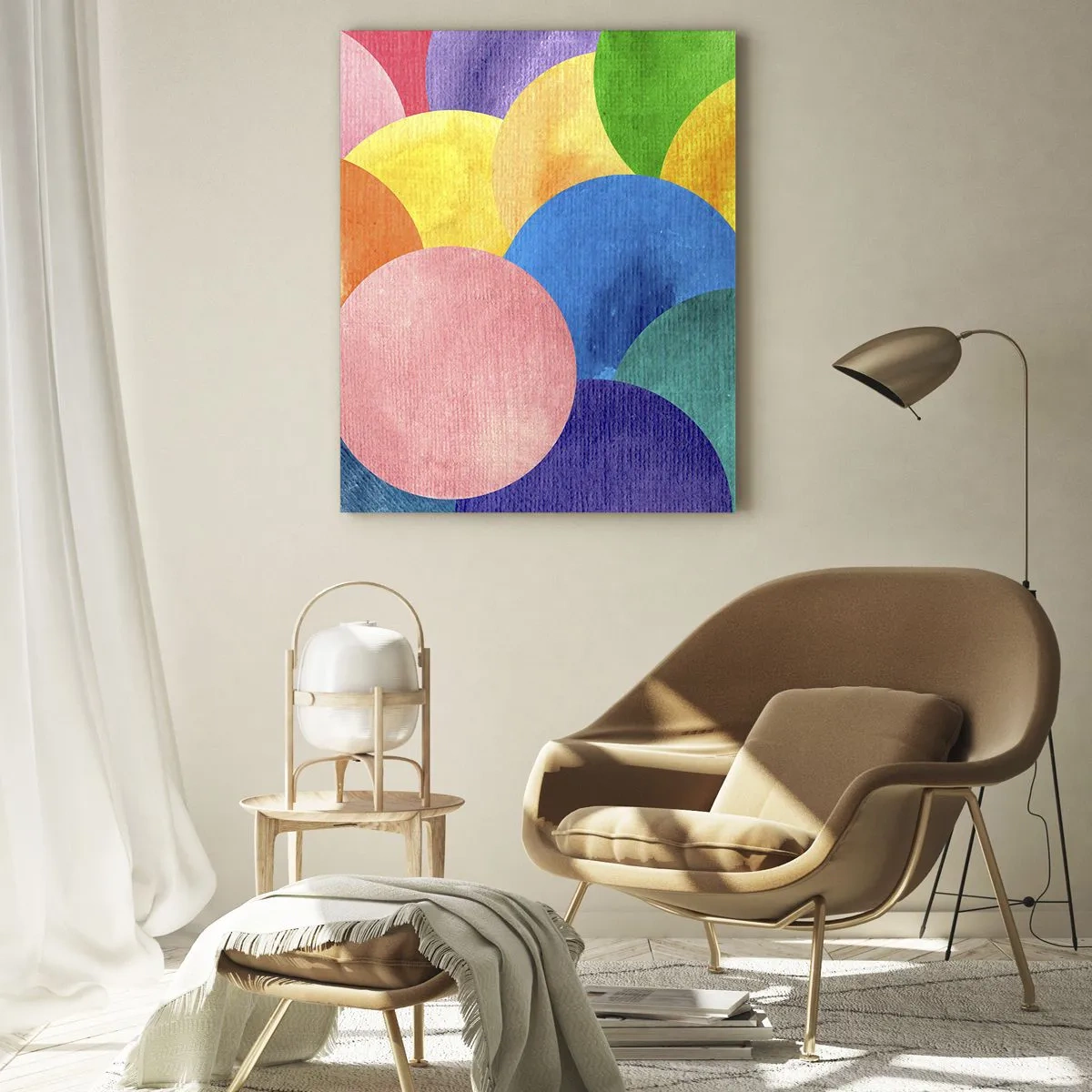 Quadro em vidro - A plenitude original da vida - 70x100 cm