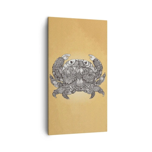 Quadro em tela - Contos do Sr. Caranguejo - 45x80 cm