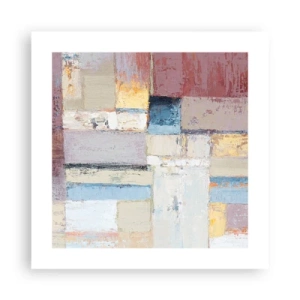 Pôster - A paz da geometria - 40x40 cm