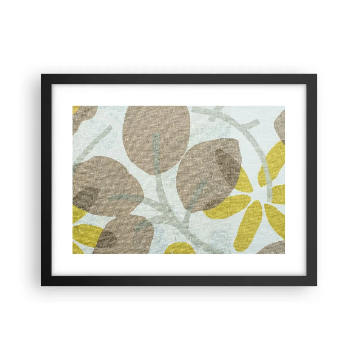 Pôster com moldura preta - Composição a pleno sol - 40x30 cm