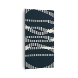 Quadro em tela - Uma tentativa de quebrar a escuridão - 65x120 cm