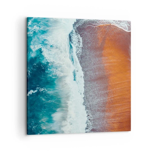 Quadro em tela - Toque do oceano - 60x60 cm