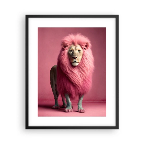 Pôster com moldura preta - Não tens mais medo - 40x50 cm