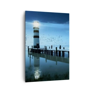 Quadro em tela - E não se teme o escuro - 70x100 cm