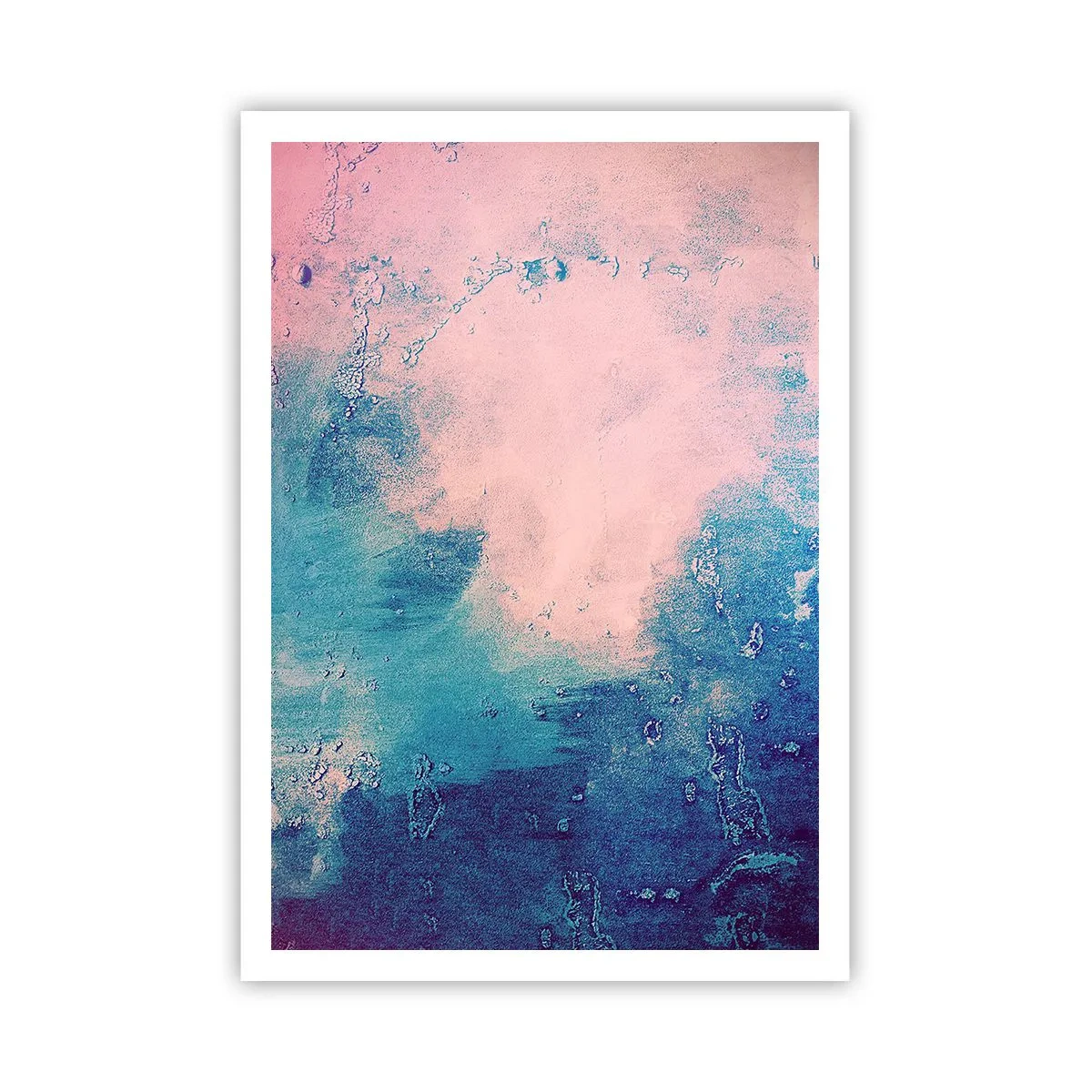 Pôster - Abraço azul - 70x100 cm