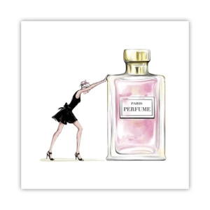 Pôster - A essência da feminilidade - 40x40 cm