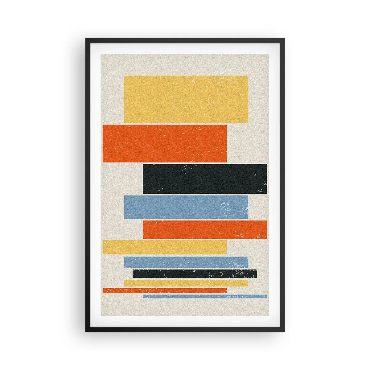 Pôster com moldura preta - Notação musical - 61x91 cm