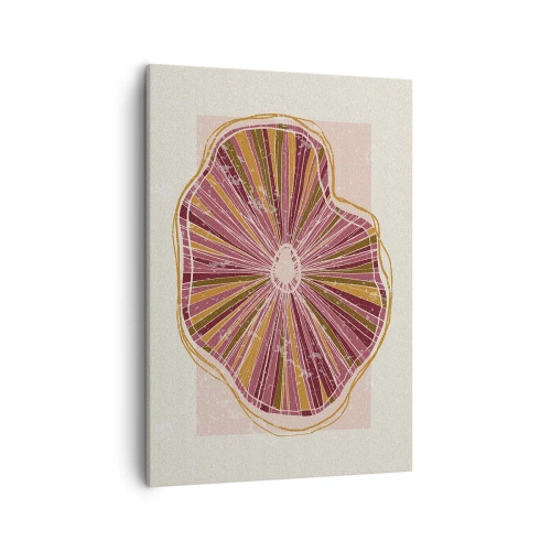 Quadro em tela - Abstração radiante - 50x70 cm
