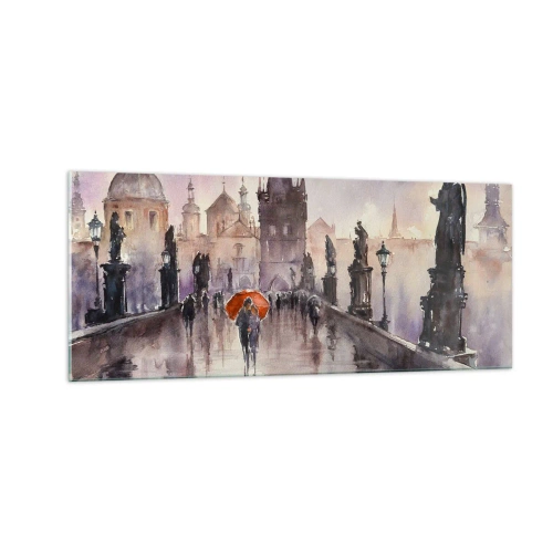 Quadro em vidro - Pessoas não mudam - 100x40 cm