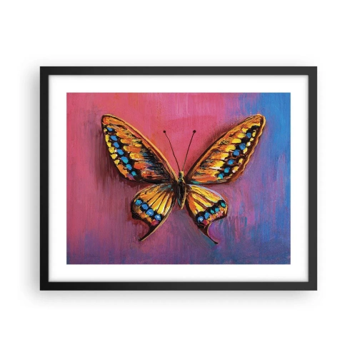 Pôster com moldura preta - Uma joia da natureza - 50x40 cm