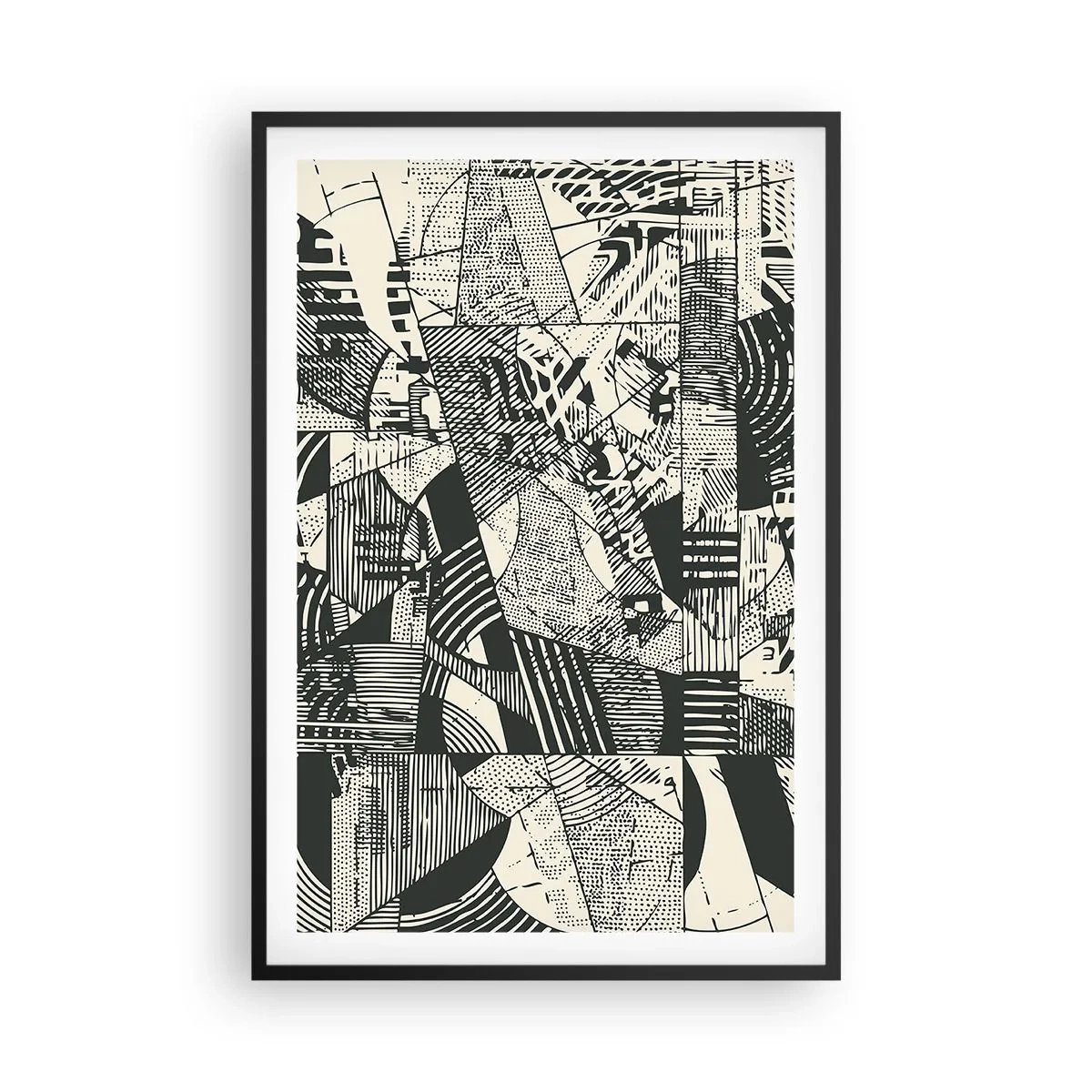 Pôster com moldura preta - A dinâmica do presente - 61x91 cm