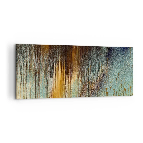 Quadro em tela - Uma composição colorida não acidental - 100x40 cm