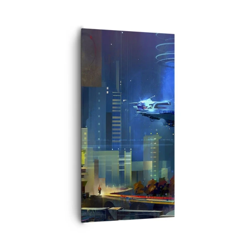 Quadro em tela - Num futuro próximo - 65x120 cm