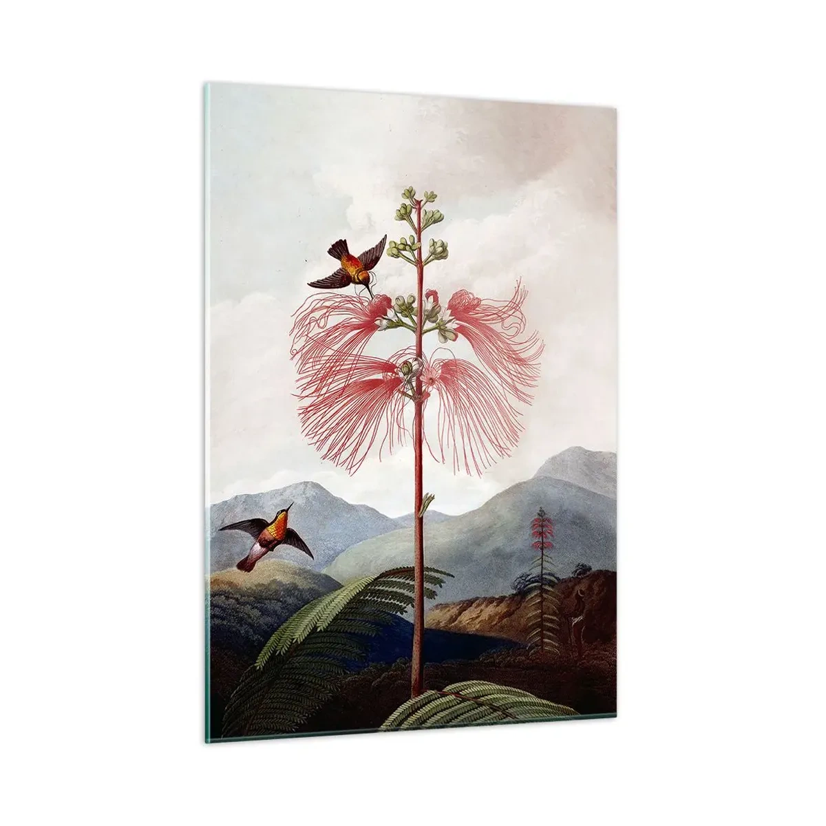Quadro em vidro - Em um paraíso tropical - 50x70 cm