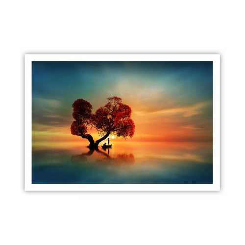 Pôster - A distância e o silêncio do mundo - 100x70 cm