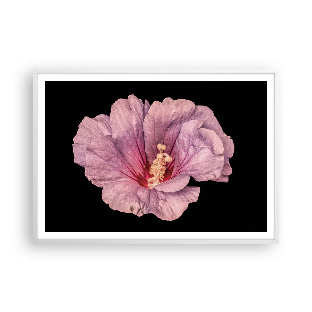 Pôster em moldura branca - Direto para o coração - 100x70 cm