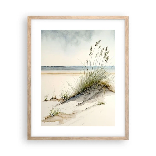 Pôster com moldura de carvalho claro - Mimado pelo vento - 40x50 cm