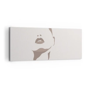 Quadro em tela - Feito de luz e sombra - 100x40 cm