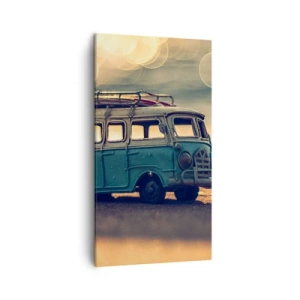 Quadro em tela - O fim da idolatria do dinheiro e do trabalho - 45x80 cm