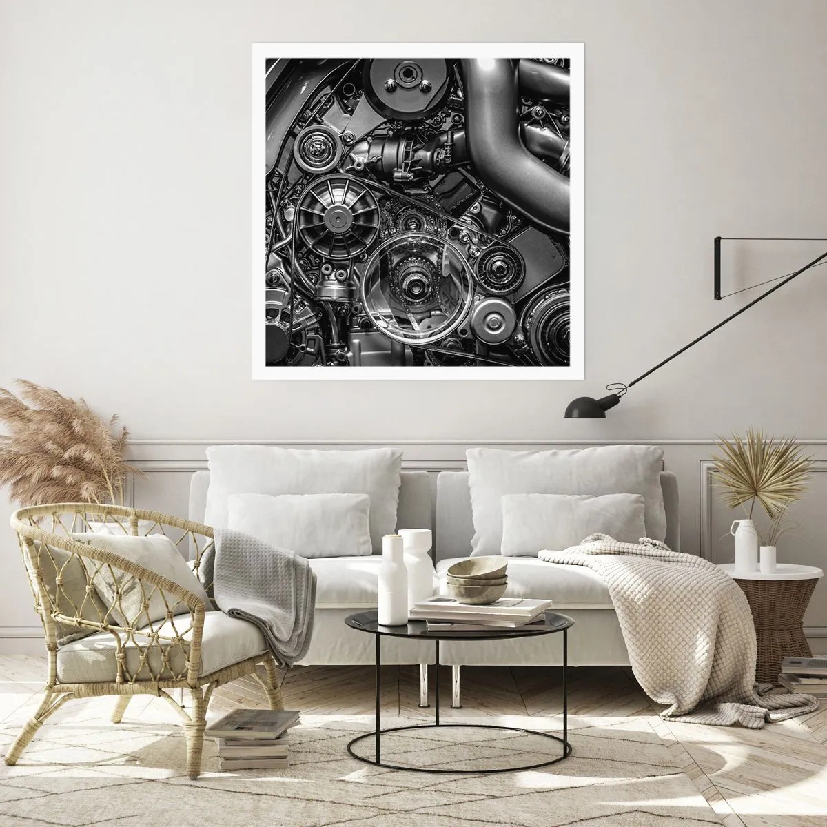 Pôster - A poesia da mecánica - 60x60 cm