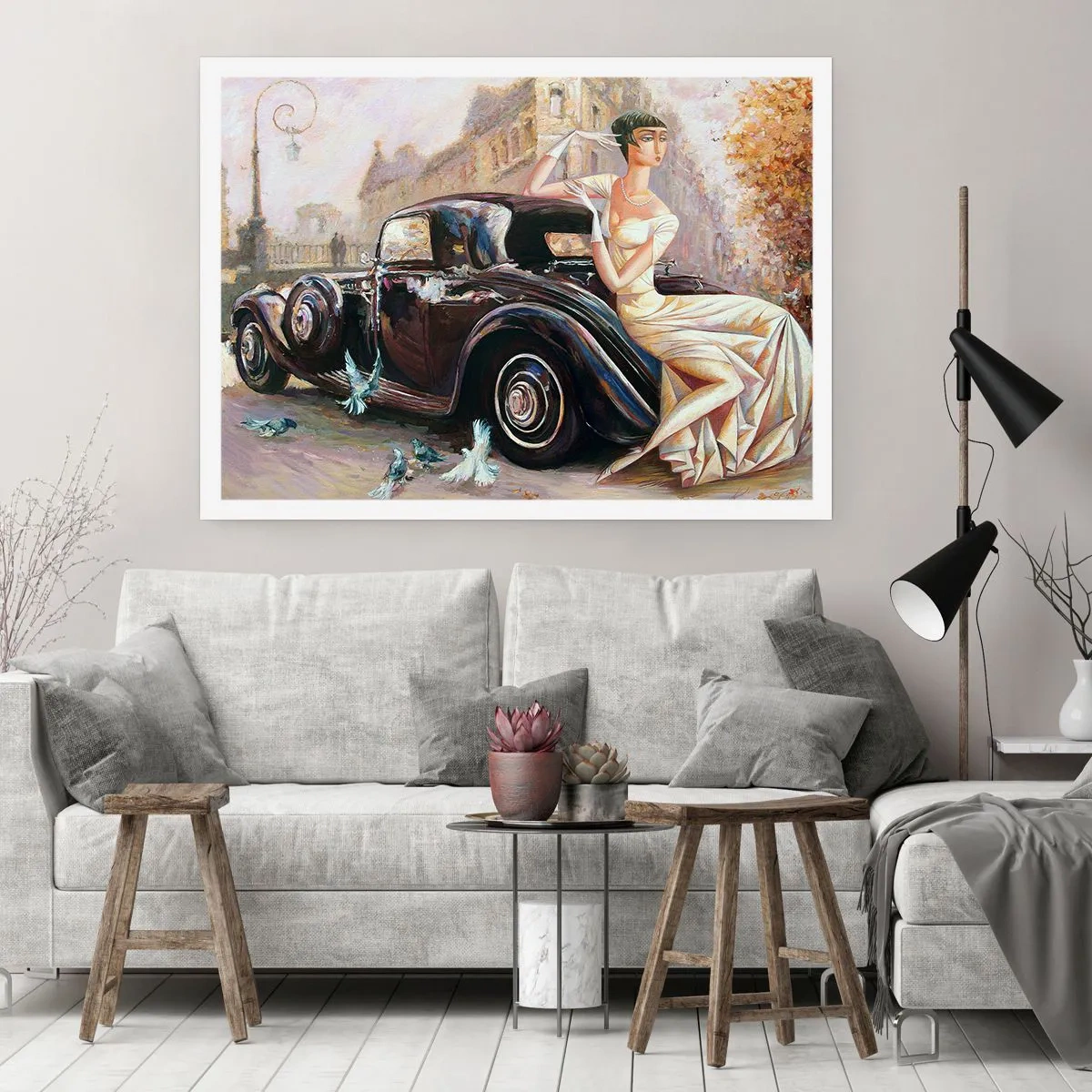 Pôster - Elegância retro - 100x70 cm