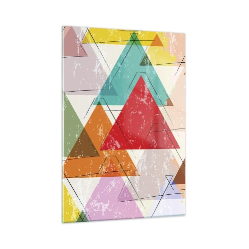 Quadro em vidro - Três por três - 50x70 cm