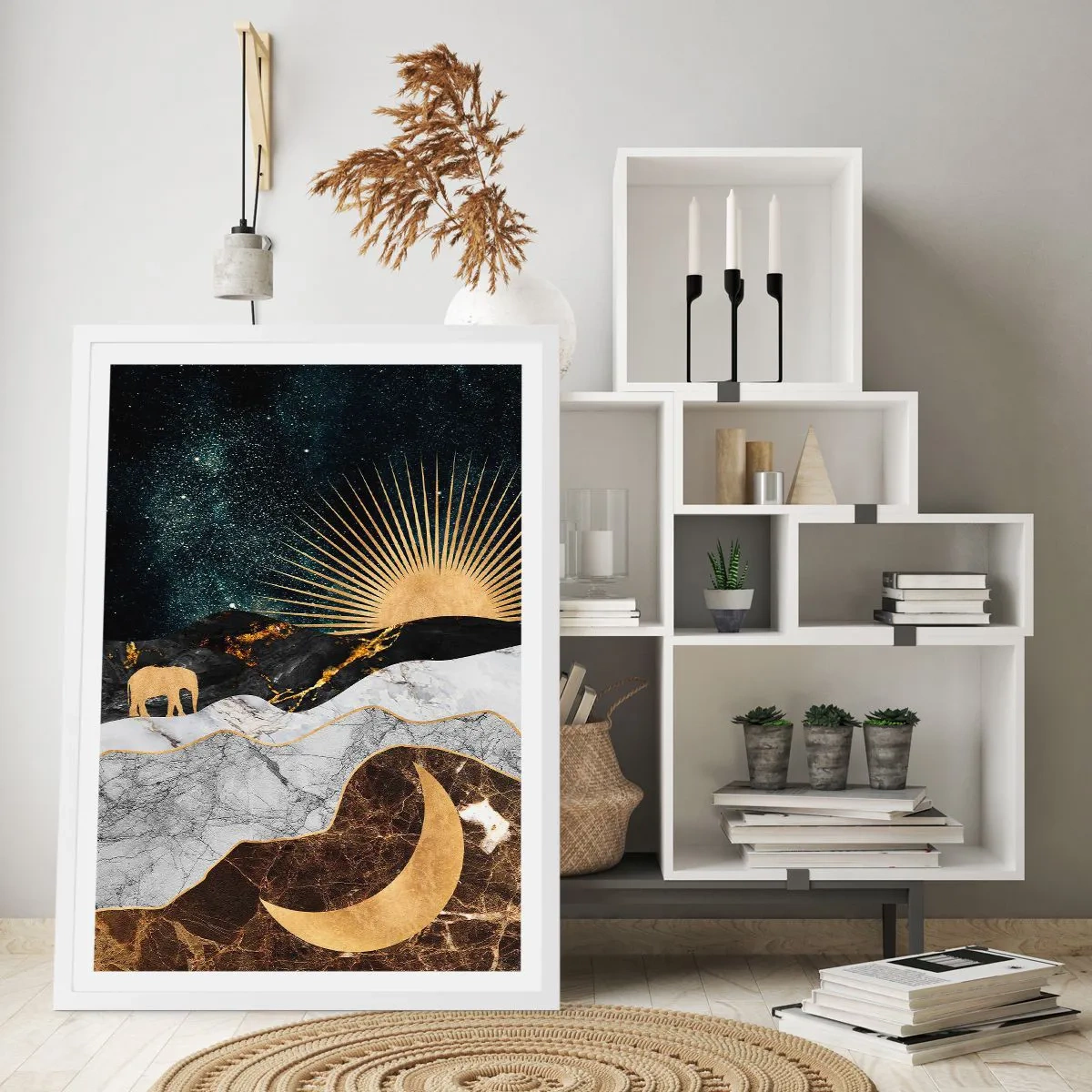 Pôster em moldura branca - Leis eternas - 70x100 cm