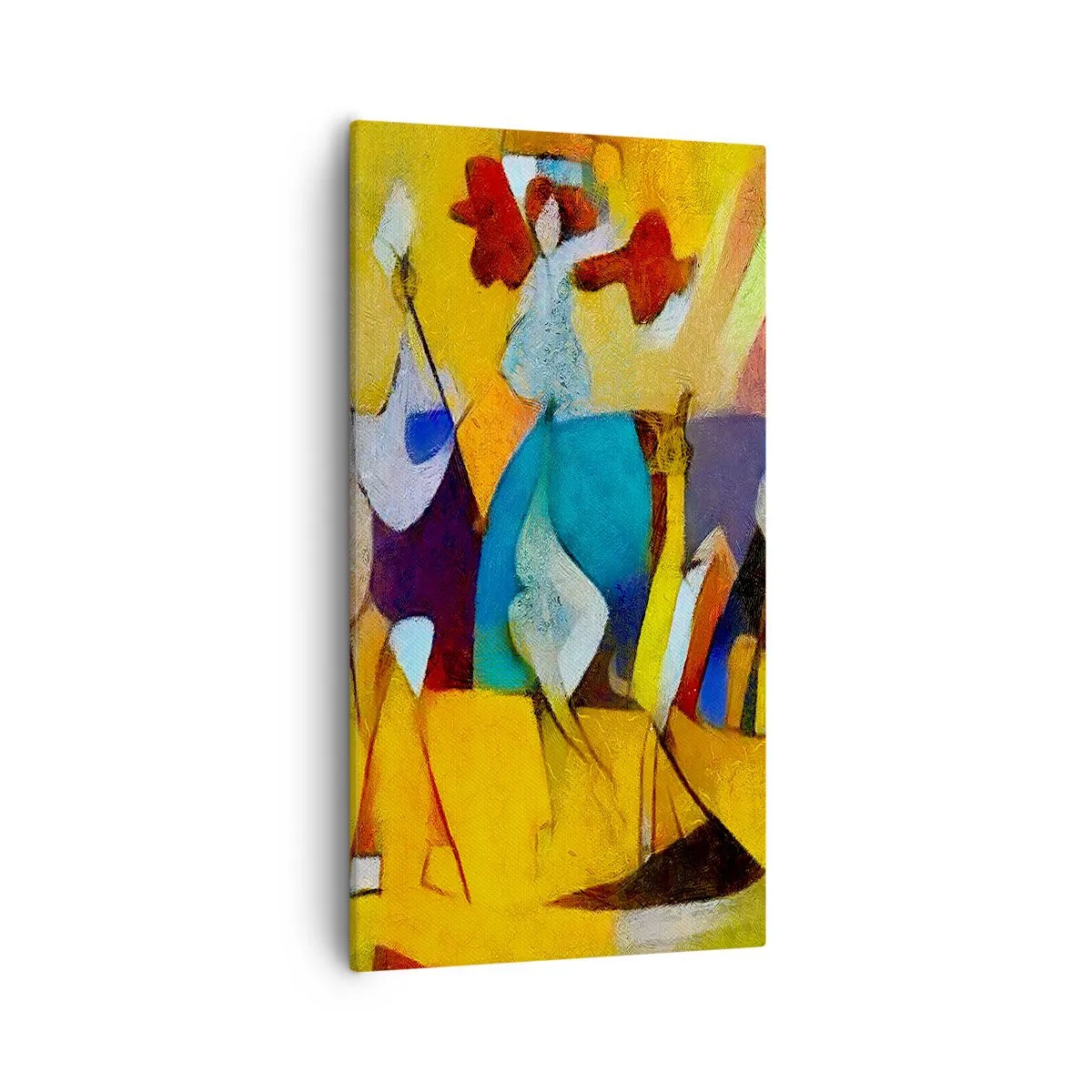 Quadro em tela - Sol - vida - alegria - 55x100 cm